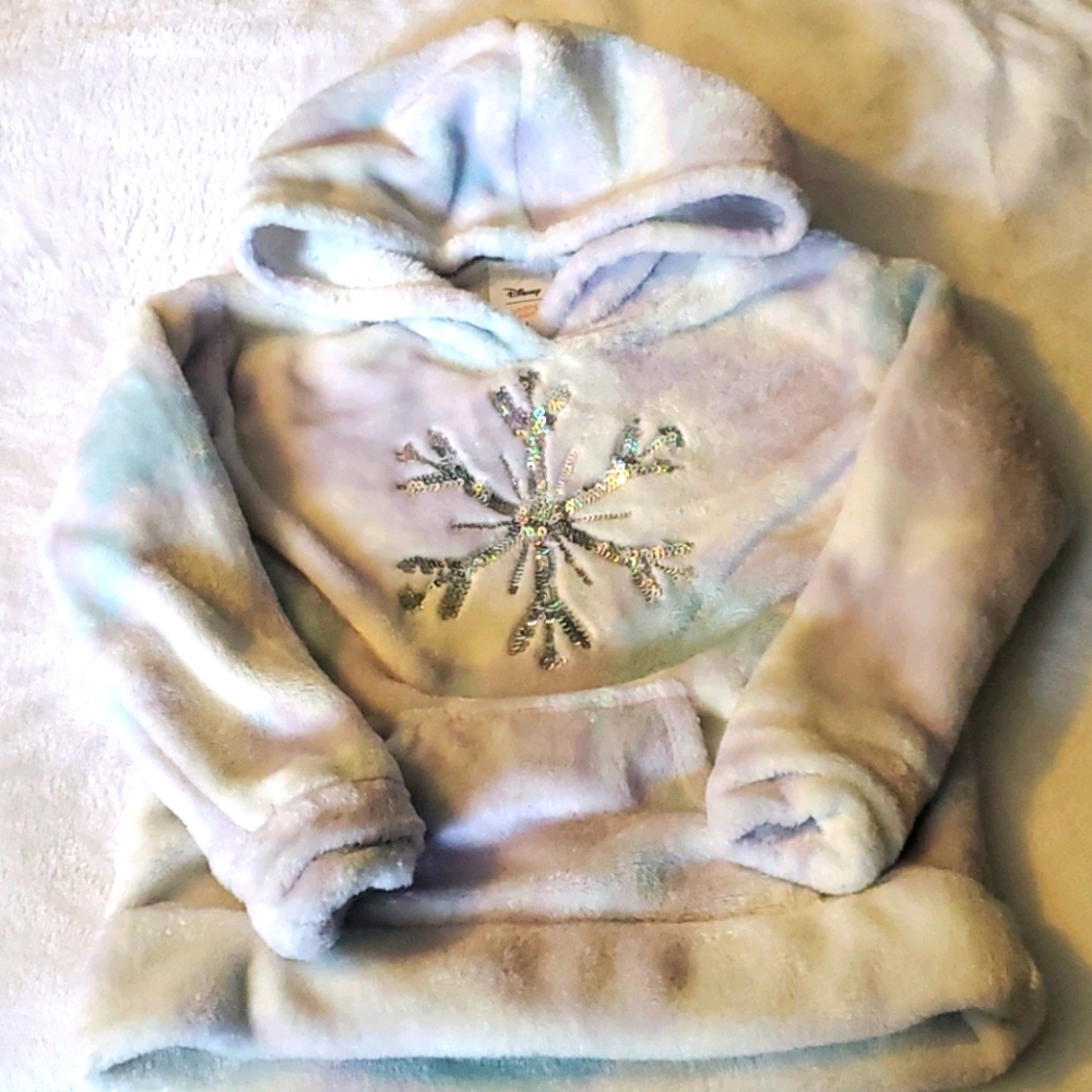 4T Frozen fleece hoodie. Worn once.